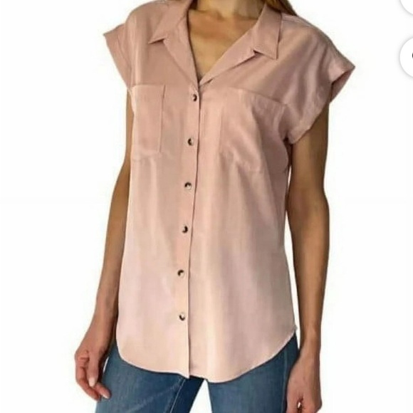 Jachs Tops - Jacks Girlfriend Women's Pink Button-Up Top